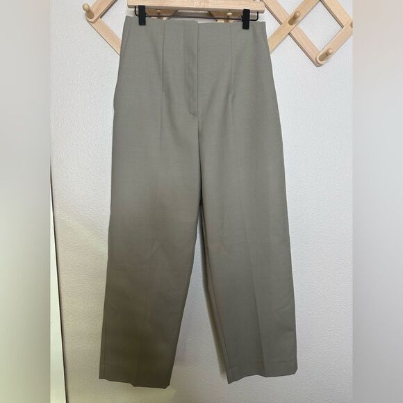 Sandro Taupe Casual Pants Sz 38 - Picture 4 of 12